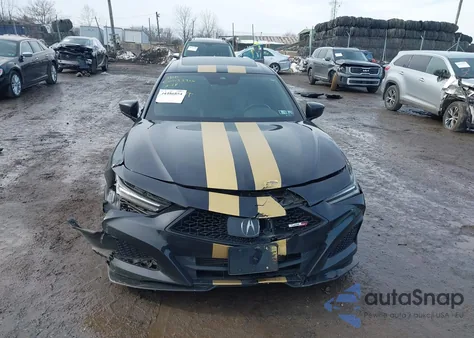 2021 Acura Tlx Type S из США, поврежденный, VIN 19UUB7F07MA000722
